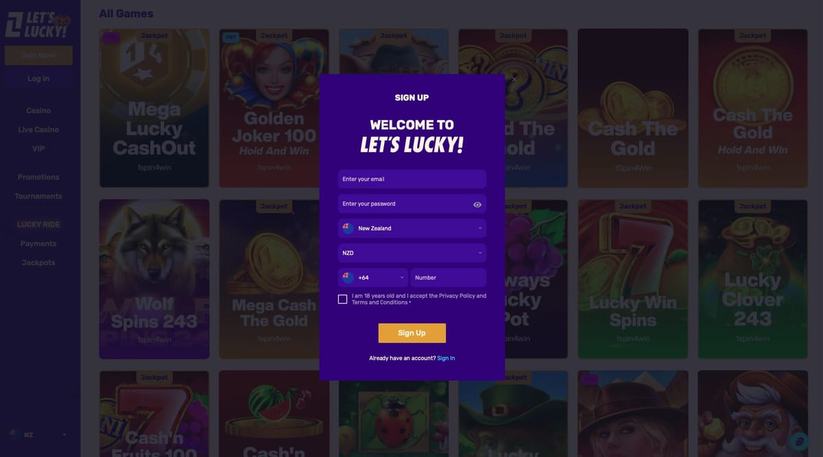 Gambling review site - Lets Lucky